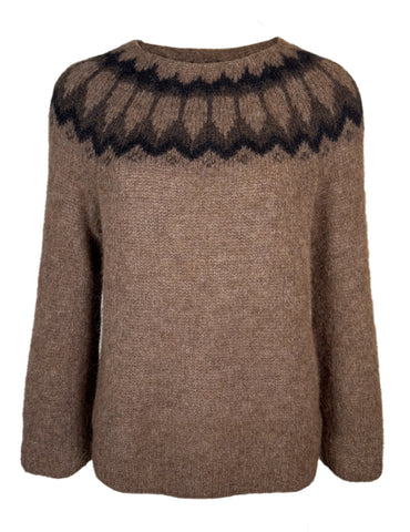 Brown/black / S - Fell, sweater