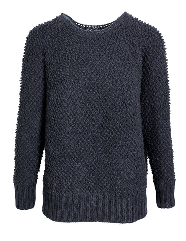 Black / S - Lambafell sweater